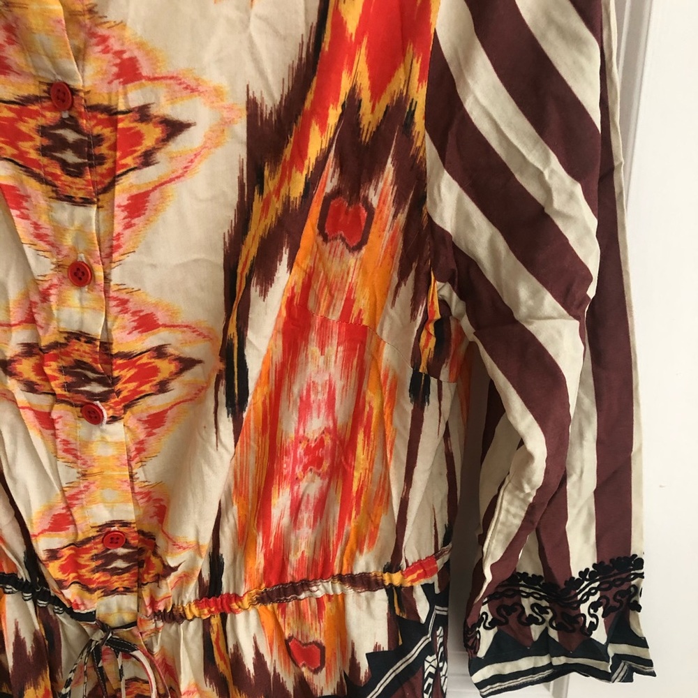 COPY - Hemant & Nandita Ikat Print Maxi Dress - Picture 6 of 6